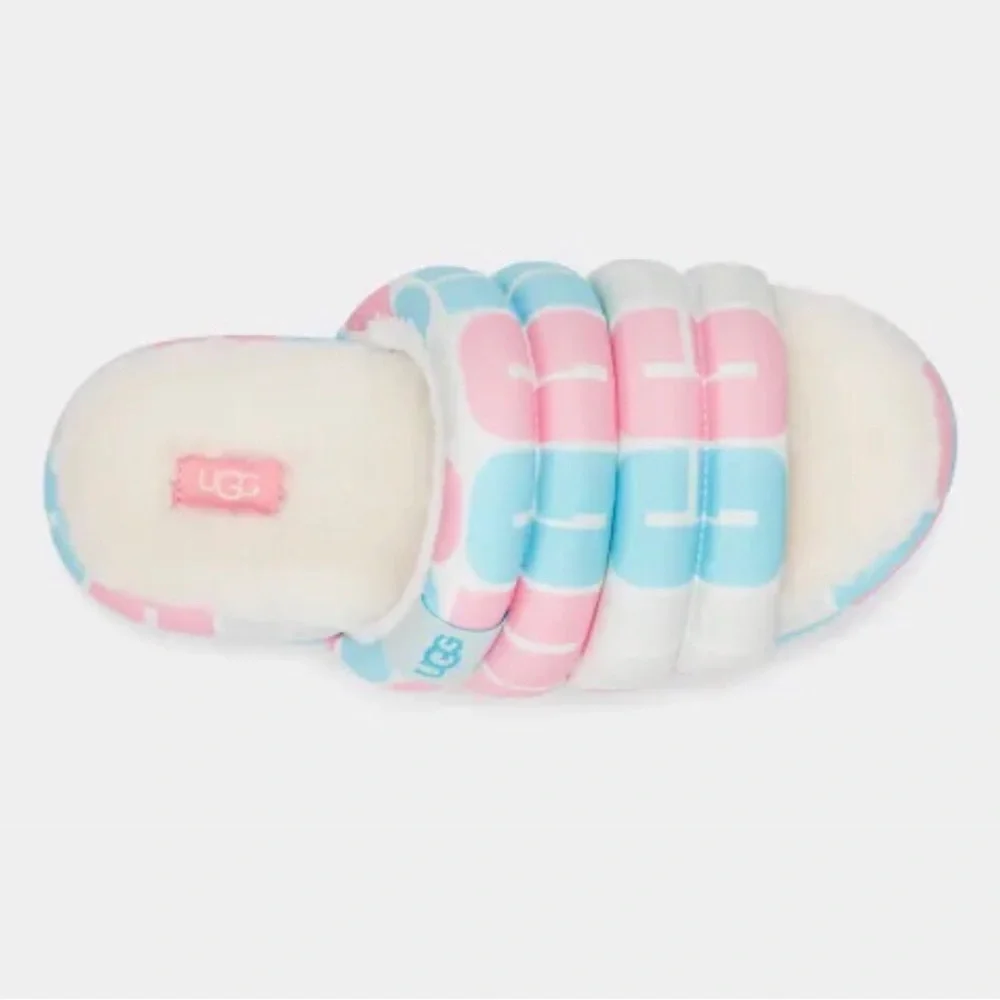 UGG Pride Slide - Pink & Blue Lettering - Size 7 - Picture 5 of 6